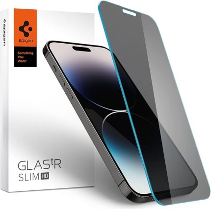 iPhone 14 Pro ile Uyumlu Hayalet Cam Ekran Koruyucu GLAS.tR Slim Privacy HD - AGL05223