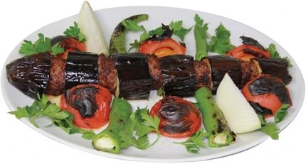 Patlıcan Kebap Şişi Sebze Şişi Transmisyon Demir 8 mm Kare Kalınlık (5 Adet)