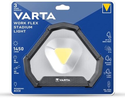 18647 Work Flex Stadyum Işığı Cob Led Şarjlı Fener