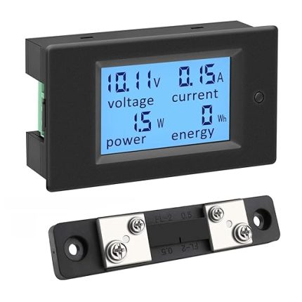 Ampermetre Gerilim Akım Ölçer DC 6,5-100V 100A 50A Şönt Güç Test Cihazı Enerji Ölçer Dijital Voltmetre Voltmetre Voltmetre LCD Elektrik Ölçer Gerilim Ölçer Enerji Ölçer Güç Ölçer