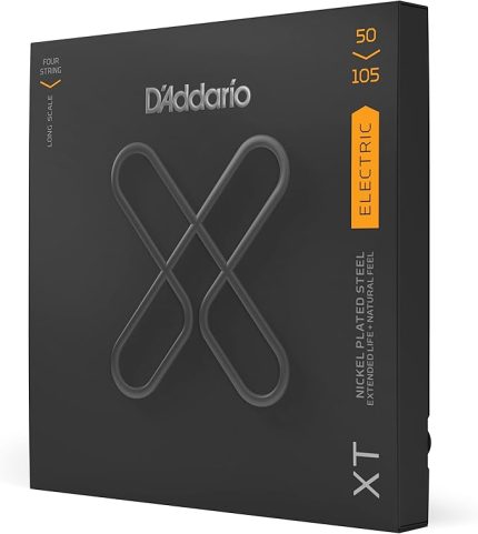 XTB50105, XT Bas Gitar Telleri Nikel Kaplama Çelik, Orta, Uzun Ölçekli, 50-105