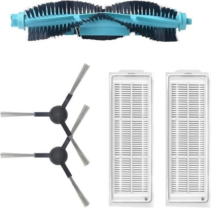 SE V2 V2 Pro/Viomi V2-V3 Robot Süpürge Uyumlu Fırça,Hepa Filtre Yedek Parça Seti-5 Parça