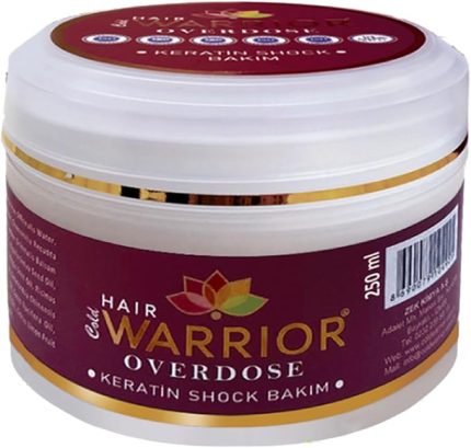 Keratin Saç Maskesi Röfle Sonrası Saç Yanması ile Kimyasal Hasar Görmüş Yanık Saç Sorunları Onarım Çözümü Hair Cold Warrior® Hasarlı Saç Onarıcı Overdose Konsantre Saf Keratinli Saç Bakım Maskeleri
