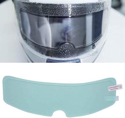 Buğu Önleyici Motosiklet Kaskı Vizörü Su Geçirmez Dayanıklı Çizik Koruma Lens Filmi