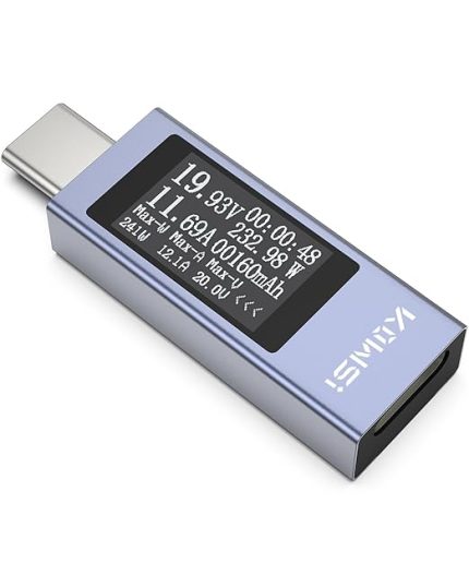 USB C test cihazı, voltmetre, USB multimetre, 4 – 30 V, 0 – 12 A, C tipi akım ölçüm cihazı, gösterge, gerilim ve akım test cihazı, PD QC USB güç ölçer, kapasite, gerilim test cihazı, akım ölçer