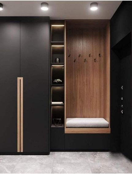 Mat Siyah Mobilya Dolap Kaplama Folyosu 61 CM x 1 METRE