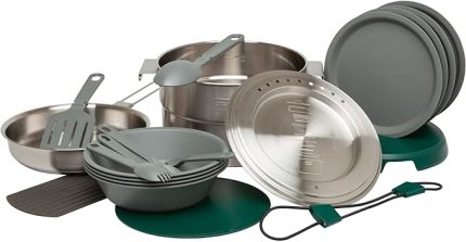 Adventure Full Kitchen Pişirme ve Yemek Seti 3.5 Litre - Paslanmaz Çelik | Paslanmaz Çelik