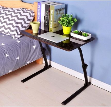 Yükseklik Ayarlı Katlanır Yatak Üstü Koltuk Kenarı Çok Amaçlı Sehpası Masa 40CMX60CMX67CM