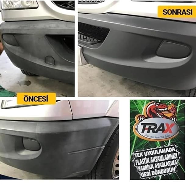 Oto Araç Tampon Parlatıcı Torpido Yenileyici Koruyucu Seramik Kaplama Araç Bakım Plastik Aksam Yenileyici Parlatıcı (50 ml) - Görsel 3