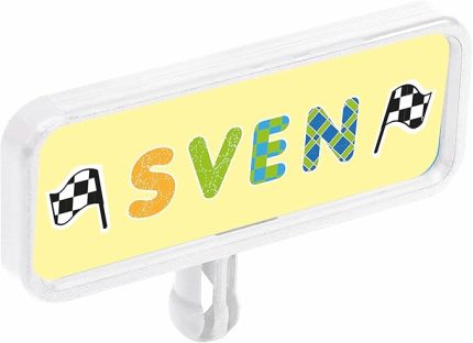 800056486, BIG Bobby Car Benim Plakam, Kişiselleştirilebilir, Çıkartma Sayfalı, Kolay Montaj, Çeşitli Semboller, Renkli Arka Plan