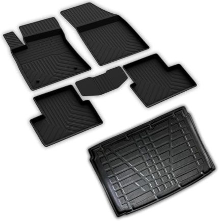 autoaccessories Renault Megane 4 HB ile Uyumlu 4D Paspas ve 3D Bagaj Havuzu 2016 ve Üstü