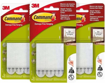 17201-4Pk Orta Boy Cırt Cırt Bant, 3X