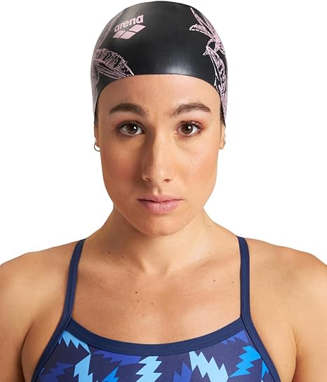 Sirene Silicone Long Hair Swim Cap for Women - Görsel 4