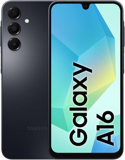 A16 Yapay Zeka (AI) Telefon, 6GB RAM, 128GB Hafıza, Siyah, Android Akıllı Telefon, 50MP Kamera, Uzun Pil Ömrü