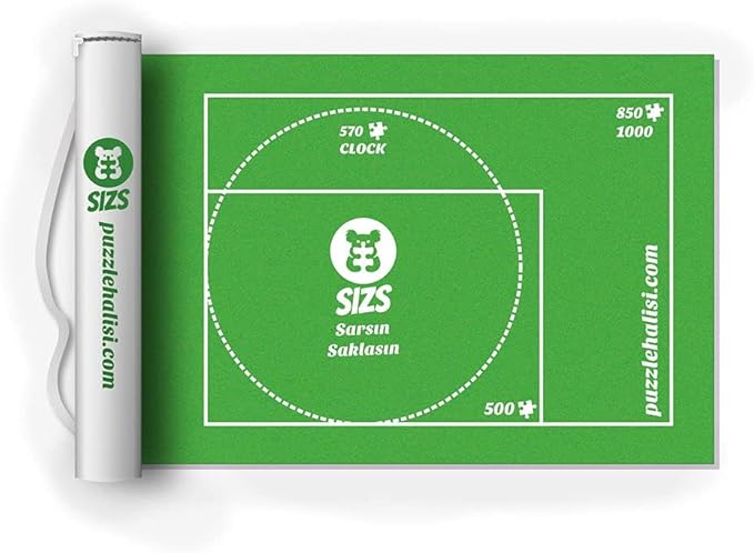 Puzzle Halısı 1000’lik den 6000'liğe Kadar Farklı Boyutlar | Askılı Çanta | Puzzle'ı Sar Sakla ve Açtığında Kaldığın Yerden Devam Et (1000'lik)