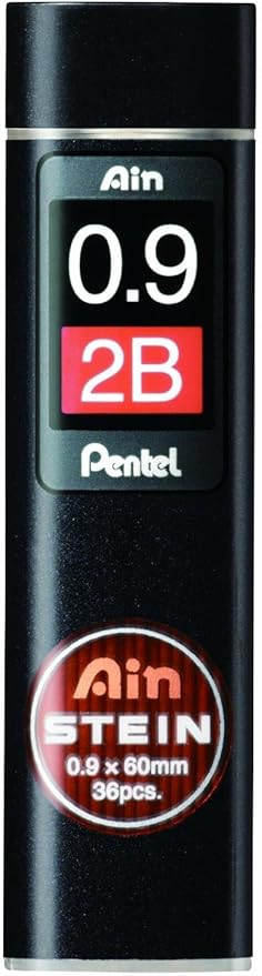 Mekanik Kurşun Kalem Ucu, 36 Adet, 0.9 mm, 2B