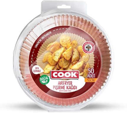 Airfryer Pişirme Kağıdı Standart 16 CM x 50 Adet