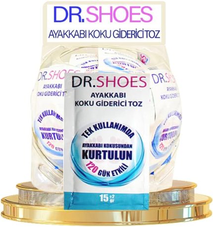 3 Adet Ayak Koku Giderici - Ayakkabı Koku Giderici Toz 120 Gün Etkili - DR.SHOES ile Ayak Kokusuna Elveda Deyin