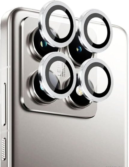 Xiaomi 14T Pro Kamera Lens Koruyucu Cam Filmi – Safir (Sapphire) | Üstün Koruma & Maksimum Şeffaflık (Gümüş (Silver))