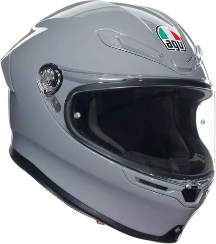 K6 S Motosiklet Kaskı Kapalı Kask Mono Nargo Grey M