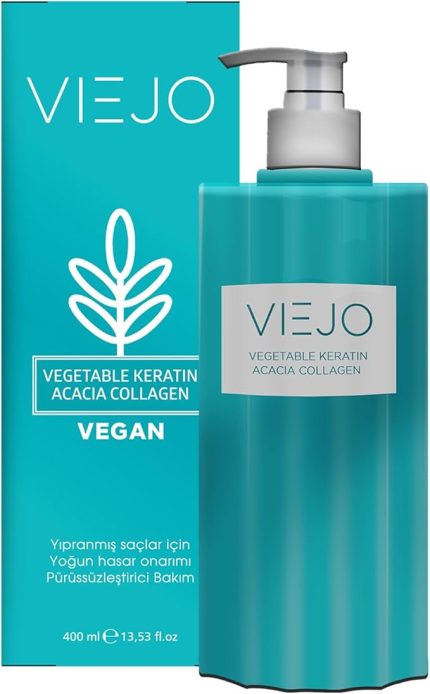 Vegan Hair Keratin - Acacia Collagen - Hair Straightening Care Keratin, Protects Hair from External Factors, Nourishing, Repairing, Vitality and Shine