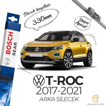 Rear Volkswagen T-Roc 2017-2021 Arka Silecek - A331H