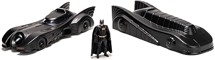 253215013, Batman 1989 Batmobile, Die-Cast Metal, Açılabilir Parçalar, 1:24 Ölçek, Batman Figürü, 20 cm, 7 cm, Serbest Tekerlekli - Görsel 2