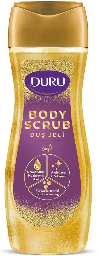 Body Scrub Duş Jeli, Gold, 450 Mililitre
