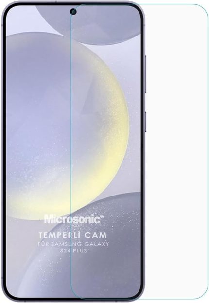 Samsung Galaxy S24 Tempered Glass Cam Ekran Koruyucu [Galaxy S24 ile Uyumlu Ekran Koruyucu - Şeffaf]