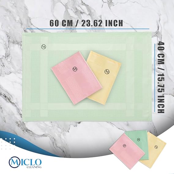 CLEANING | Mikrofiber Temizlik Bezi 3'lü Set | Sihirli Bez | Cam, Ayna Bezi | Soft Seri - Görsel 2