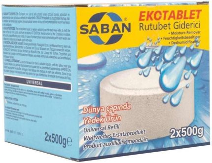 Nem Alıcı Rutubet Giderici Naturel Tablet (2X500Gr)
