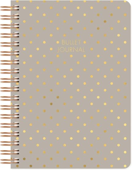 Color Noktalı Bullet Journal Pro Defter Shine Kum 17x24