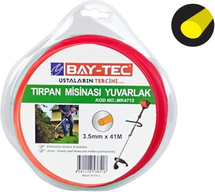 Turuncu Tırpan Misinası Yuvarlak 3.5mm X 41m Mk4712