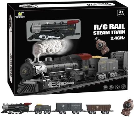 Classic Steam Kumandalı 2,4 Ghz Pilli Tren Seti 30 Parça 1613G