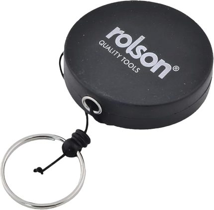 60109 Recoil Key Ring, Black
