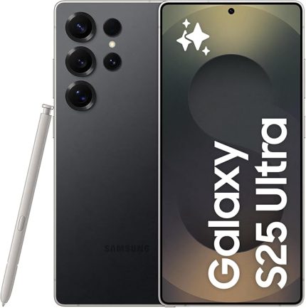 Galaxy S25 Ultra, Yapay Zeka(AI) Telefon, 12GB RAM, 512GB Hafıza, Titanyum Siyah, Android Akıllı Telefon, 200MP Kamera, S Pen, Uzun Pil Ömrü (Samsung Türkiye Garantili)