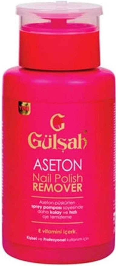 Vitaminli Pompalı Aseton - Nail Polish Remover 175 Ml