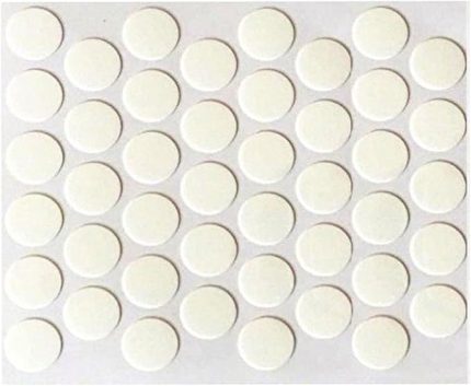 Nobel Yapışkanlı Vida Tapası Beyaz Vida Kapatıcı Kapağı 100 ADET