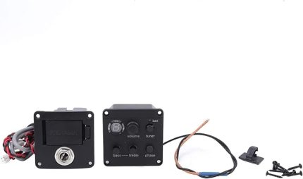 Akustik Gitar Pikap, Preamp Ekolayzır EQ ISYS Onboard Delik Kartuşu Ses Deliği Enstrüman Aksesuarları Yapıştırılmış
