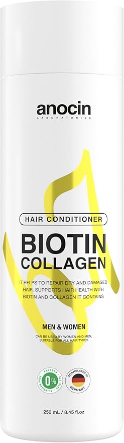 Bitkisel Sülfatsız, Tuzsuz, Biotin + Collagen Saç Kremi, Karşıtı Saç Kremi 250ml