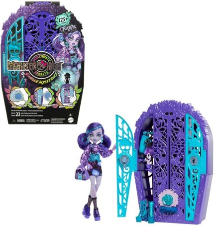 HIGH GİZEMLİ ARKADAŞLAR™ TWYLA Bebek Monster High Gizemli Arkadaşlar Gizemli Bahçe oyun seti, Twyla bebek, 19'dan fazla sürpriz HYT74