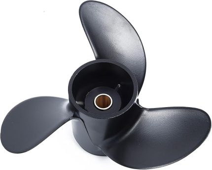 for Nissan için for TOHATSU için Dıştan Takma Pervane, Teknenizin Manevra Kabiliyetini 3 Bıçaklı Alüminyum Pervane 7 8 X 8 ile Artırın