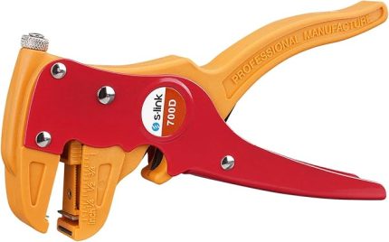 Serisi Slink SL-170A 0.2-6mm Kablo Ayarlanabilir Vidalı Şelik Polimer Kablo Soyma Aleti (Kolay Pratik Hasarsız Kablo Soyma Aleti)
