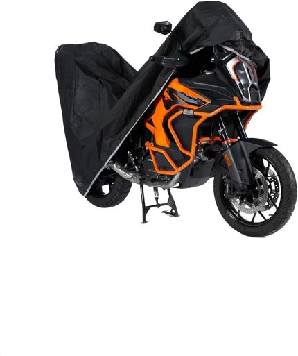 Miflonlu Motosiklet Brandası Su Geçirmez -Ic yuzeyi Miflon kapli - Beden- siyah (X LARGE TOPCASE)