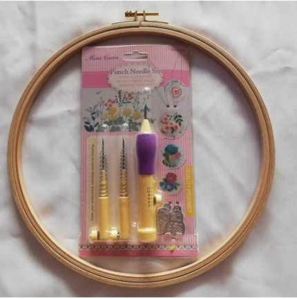 Süs dünyası Punch Iğnesi Etamin Kasnak Takım