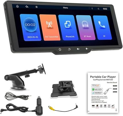 Kablosuz CarPlay Çoklu Dil Araba Video Kaydedici Araba Kamera Otomatik Kamera 10.26in Araba Dikiz Kamera Cep Telefonu APP Kontrolü Araba Multimedya Oynatıcı