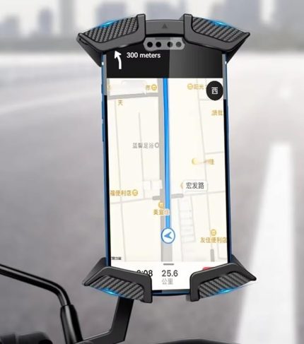 R25-mt25 için Karbon Darbe emici titreşim engelleyici motosiklet telefon tutucu