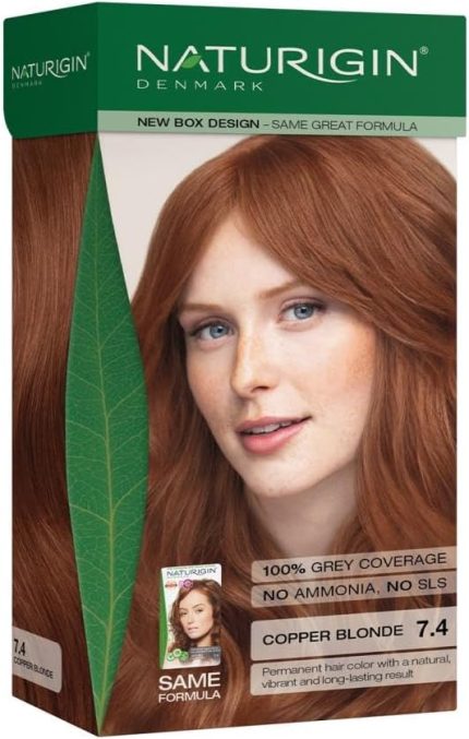 Organik Içerikli Saç Boyası 7.4 Orta Sarı Kızıl