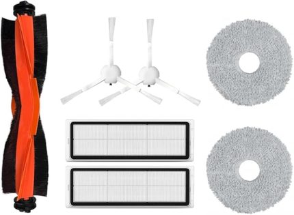 S10+(S10T Değil) Uyumlu Yedek Fırça Hepa Filtre Mop Seti-7 Parça
