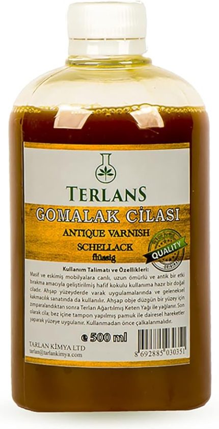Doğal Ahşap Cilası Gomalak 500 ml + Sürme Topu Hediye